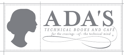 Ada's Technical Books and Café, for the cravings of the technical mind logo